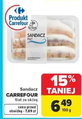 Sandacz filet ze skórą