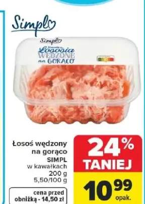 Łosoś wędzony na gorąco