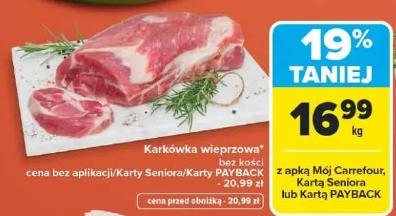 Karkówka wieprzowa bez kości