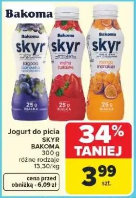 Jogurt do picia Skyr różne rodzaje