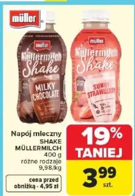 Napój mleczny SHAKE różne rodzaje