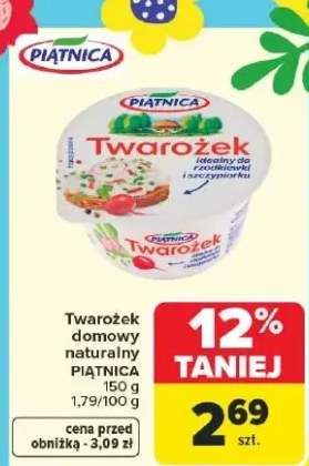 Twarożek domowy naturalny