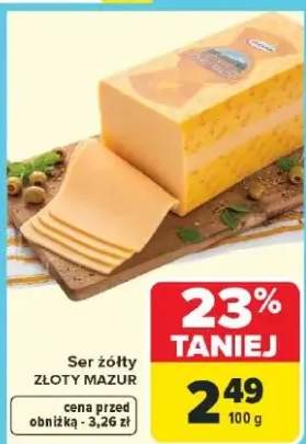 Ser żółty Złoty Mazur