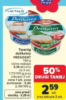 Twaróg delikatny różne rodzaje