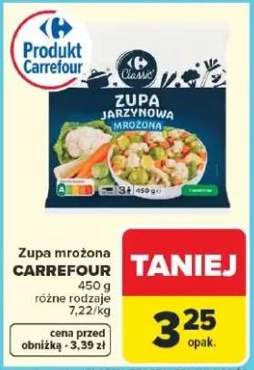 Zupa mrożona jarzynowa różne rodzaje