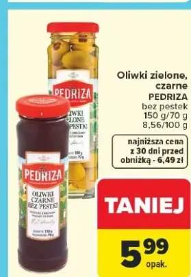 Oliwki zielone, czarne bez pestek