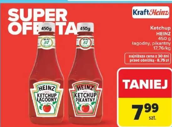 Ketchup łagodny, pikantny