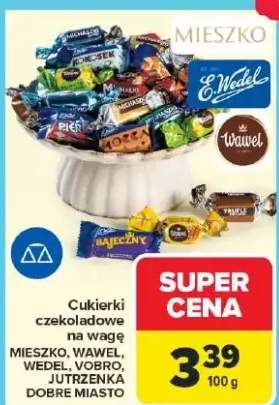 Cukierki czekoladowe na wagę