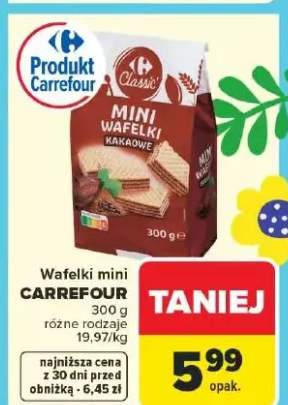 Wafelki mini Carrefour