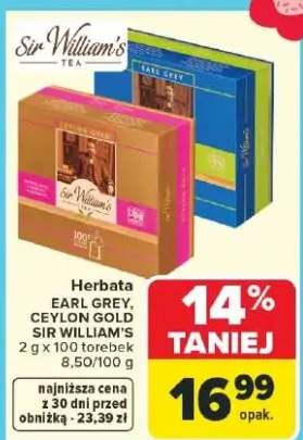 Herbata Earl Grey, Ceylon Gold