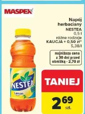 Napój herbaciany Nestea różne rodzaje Kaucja