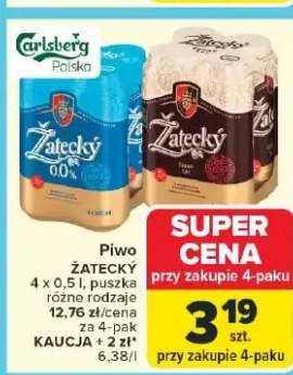 Piwo Żatecky puszka