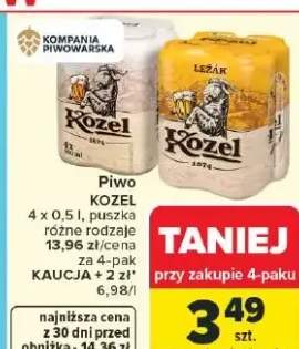Piwo Kozel puszka