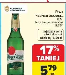 Piwo Pilsner Urquell butelka bezwzrotna