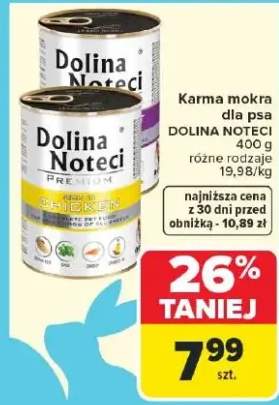 Karma mokra dla psa Dolina Noteci 400g