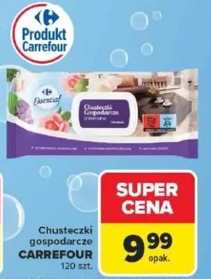 Chusteczki gospodarcze Carrefour różne rodzaje
