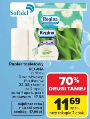 Papier toaletowy 3-warstwowy, biały