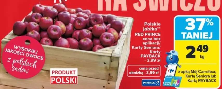 Jabłka polskie Red Prince