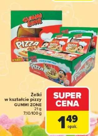 Żelki w kształcie pizzy