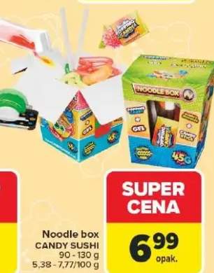 Cukierki Noodle box candy sushi