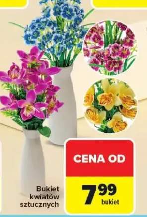 Bukiet kwiatów sztucznych