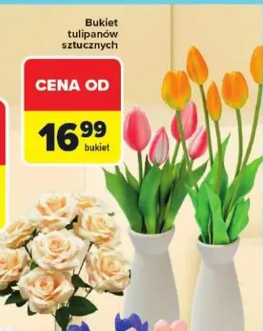 Bukiet tulipanów sztucznych