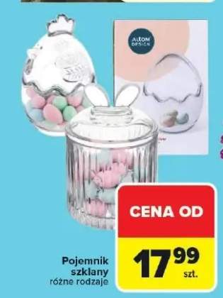 Pojemnik szklany różne rodzaje