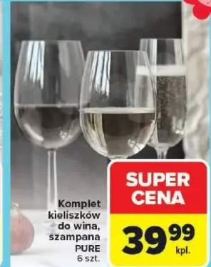 Komplet kieliszków do wina, szampana