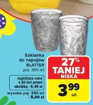 Szklanka do napojów wysoka