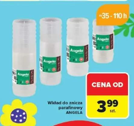 Wkład do znicza parafinowy Angela