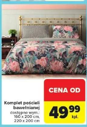 Komplet pościeli bawełnianej różne wzory