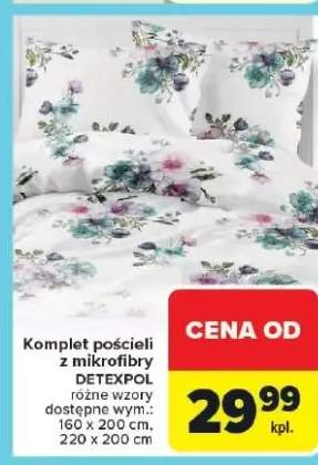 Komplet pościeli z mikrofibry Detexpol różne wzory
