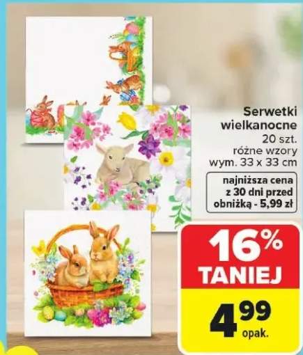 Serwetki wielkanocne