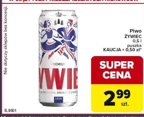 Piwo żywiec puszka