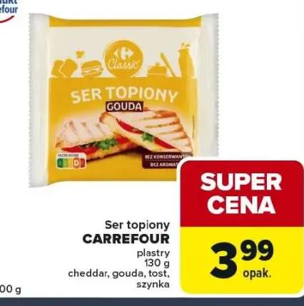 Ser topiony gouda plastry