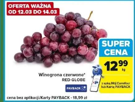 Winogrona czerwone Red Globe