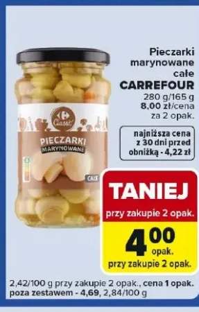 Pieczarki marynowane sale