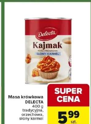 Masa krówkowa tradycyjna, orzechowa, słony karmel