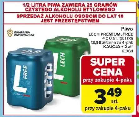 Piwo lech premium, free