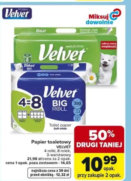 Papier toaletowy 4 rolki, 3 rolki, 5-warstwowy