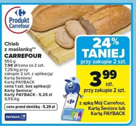 Chleb z maślanką Carrefour