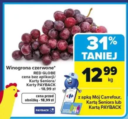 Winogrona czerwone Red Globe