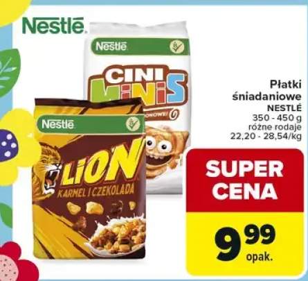 Płatki śniadaniowe różne rodzaje