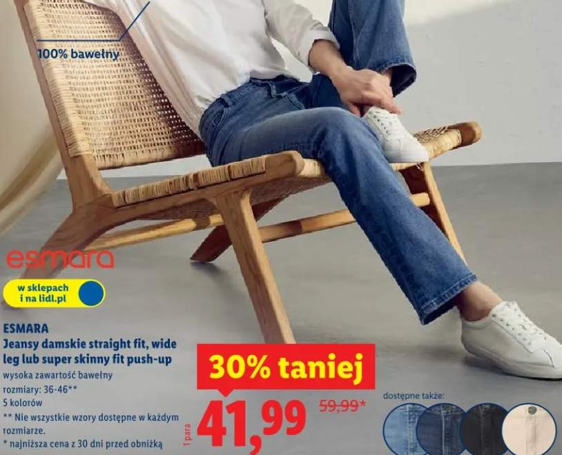 jeansy damskie