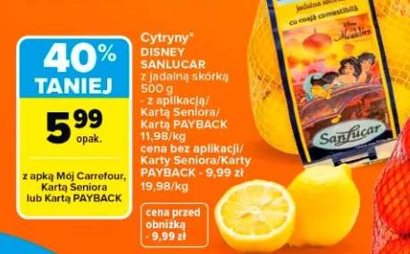 Cytryny z jadainą skórką