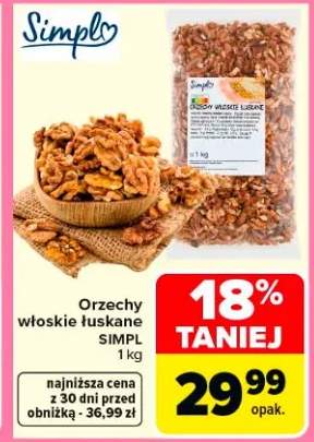 Orzechy włoskie łuskane