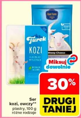 Ser kozi, owczy plastry różne rodzaje