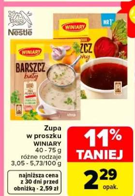 Zupa w proszku barszcz żurek