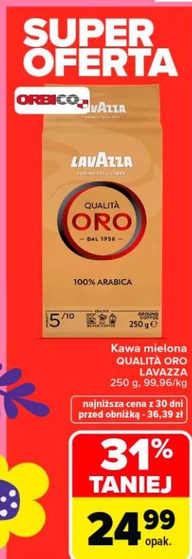 Kawa mielona qualita oro