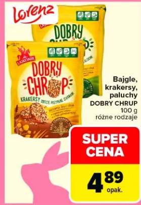 Bajgle, krakersy, paluszki różne rodzaje